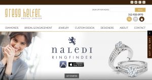 thiết kế website bán trang sức