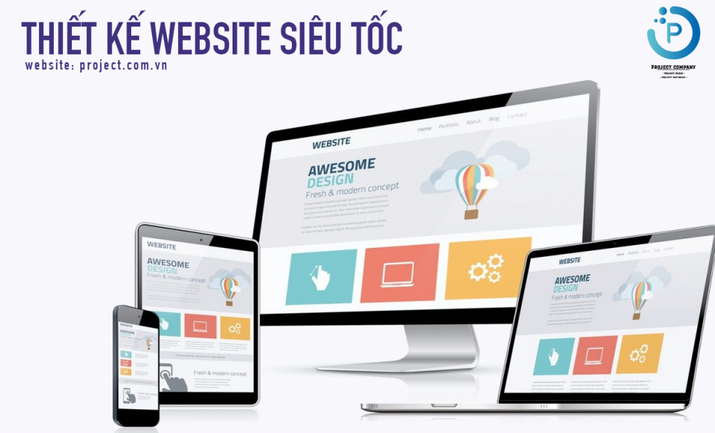 thiết kế web siêu tốc