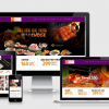 mẫu thiết kế website giới thiệu nhà hàng P011